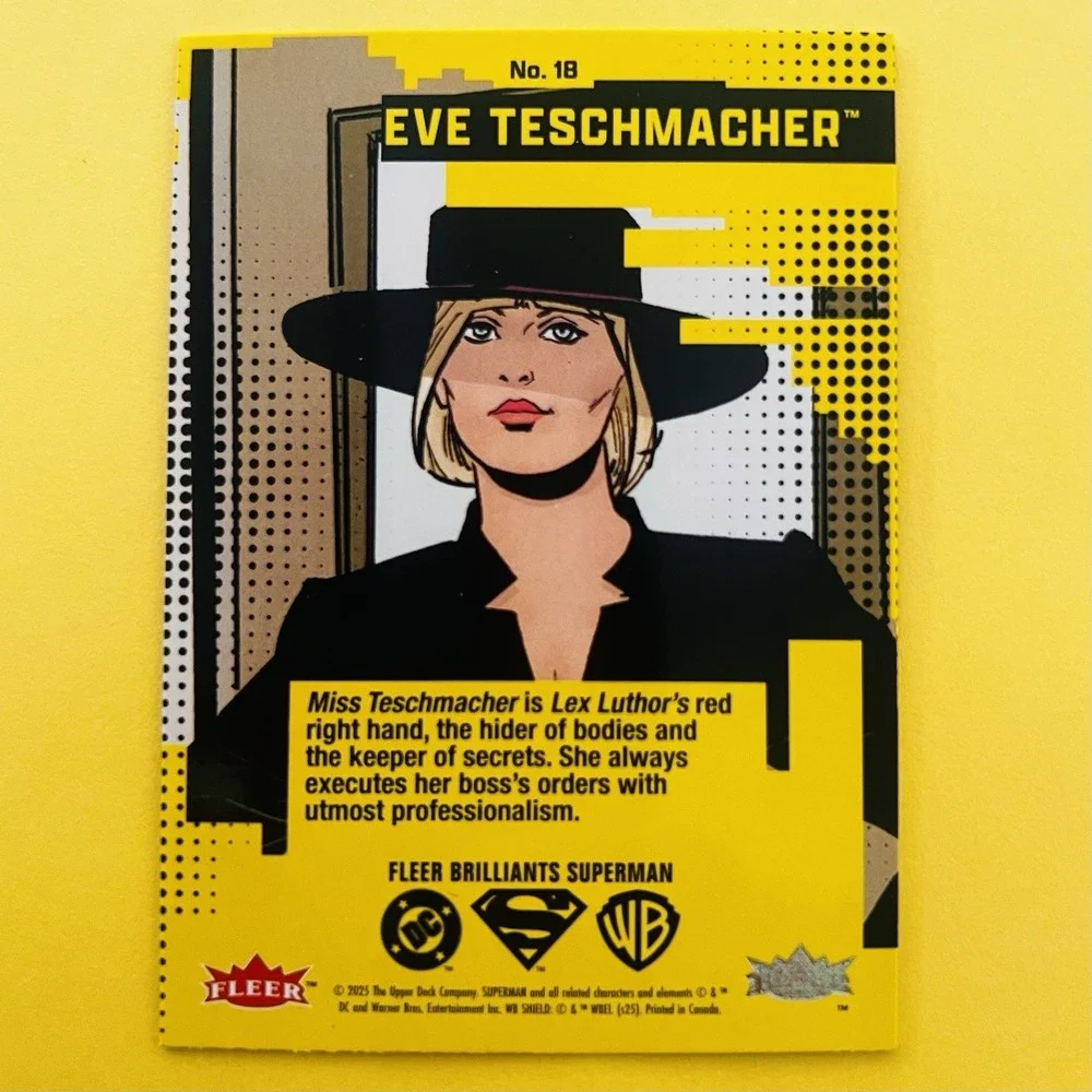 2025 Fleer Upper Deck Brilliants Superman Eve Teschmacher #18 Base DC